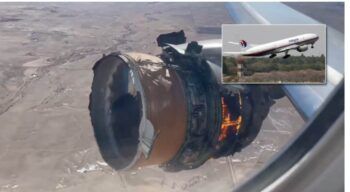 Tremendo susto pasaron a bordo de un avion