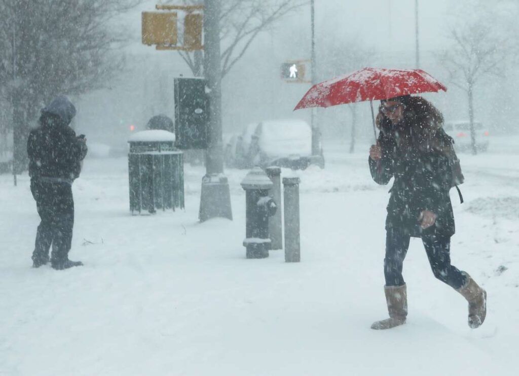 Tormenta invernal traería hasta 8 pulgadas de nieve a NY