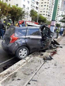 Mas de 300 personas muertas en lo que va de año en RD por accidentes de transito