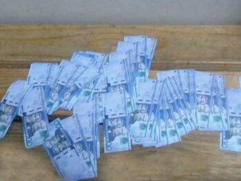 Apresan joven con más de medio millon de pesos falsos en estación del metro SD