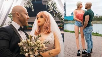 Fisicoculturista que se casó con muñeca inflable se divorcia