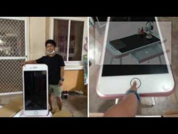 Pide un iPhone 7 por Internet y le envían  un escritorio con la forma de ese teléfono 