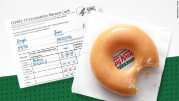 Krispy Kreme te dará una dona gratis al día durante el resto del año si te vacunas contra el covid-19