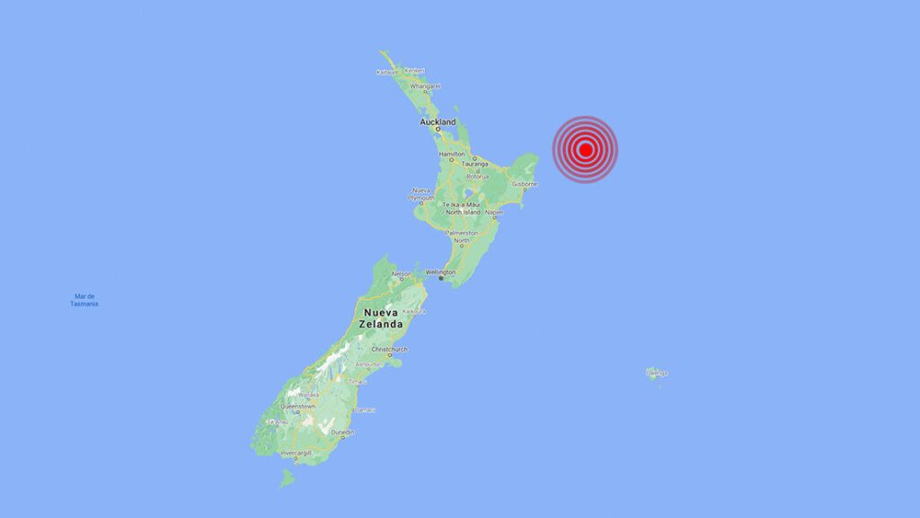 Terremoto de 7,2 se registra frente a las costas de Nueva Zelanda