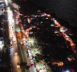 El Covid-19 tomo un pausa en el Malecón de Santo Domingo