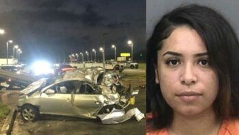 Hispana chocó ebria a 111 mph y mató a uno de sus amigos