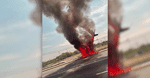 Helicóptero cae en una autopista de México; una persona muerta