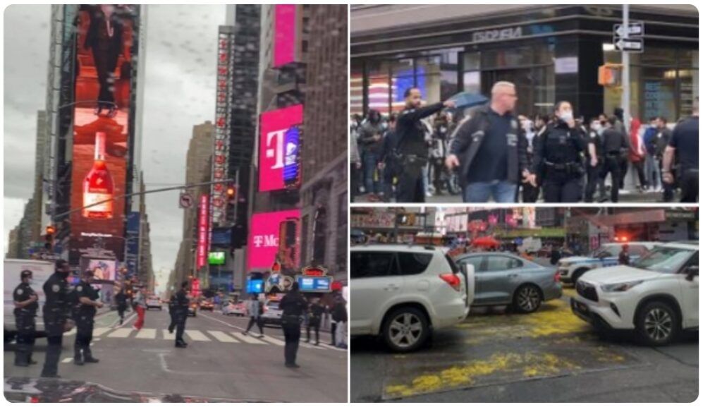 Dos personas, incluido un bebé, heridos en un tiroteo en Times Square