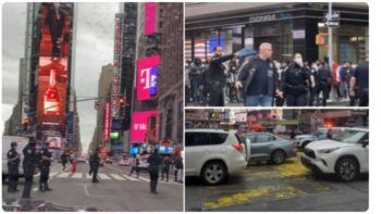 Dos personas, incluido un bebé, heridos en un tiroteo en Times Square