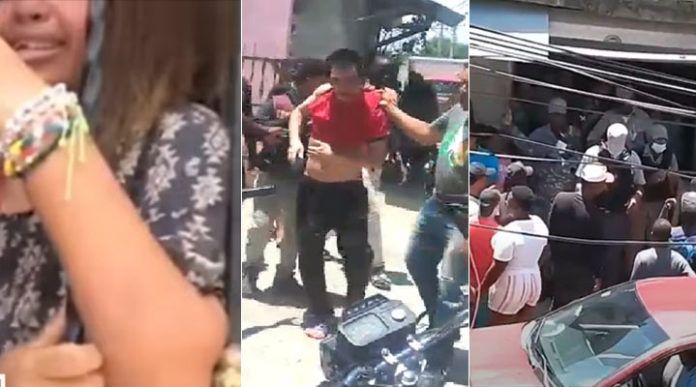 Casi lincha a un chino supuestamente quería abusar de menor