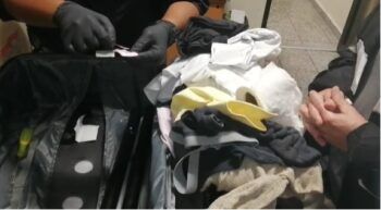 VIDEO: Ocupan cocaína en maleta de Italiano en aeropuerto dominicano