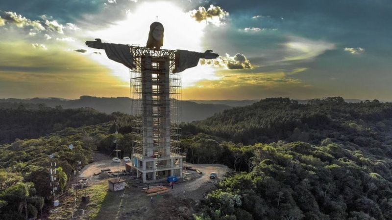 En Brasil están construyendo un Cristo Protector