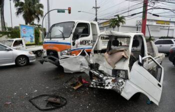 Accidente deja cuatro heridos en la Ortega y Gasset