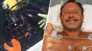 Buzo sobrevive después de ser “tragado por una ballena jorobada”