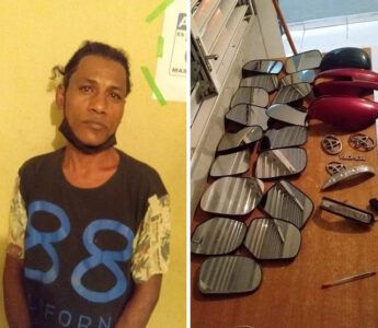 Apresan en Los Alcarrizos a un ladrón de retrovisores de vehículos