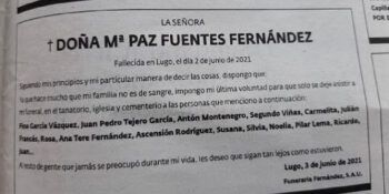 Deja un listado de quienes pueden estar en su funeral