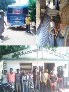 Policía apresa a varias personas por robar en una finca de Pedro Brand