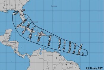 Tormenta Elsa llega el sábado al terriotorio nacional