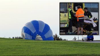Once heridos tras estrellarse globo aerostático