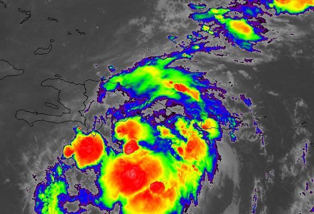 Depresión tropical Grace se acerca a la costa sur de República Dominicana