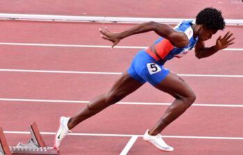 Marileidy Paulino logra primer lugar en la Doha de la Liga Diamante