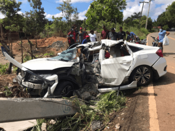 Dos muertos durante accidente de tránsito en Monte Plata