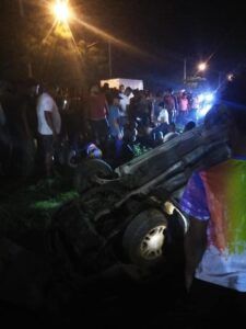 Madre e hija mueren en un accidente en La Vega