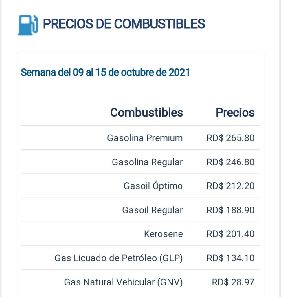 Combustibles sufren fuerte aumento de precio