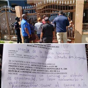 Investigan maltrato de un perro en Engombe