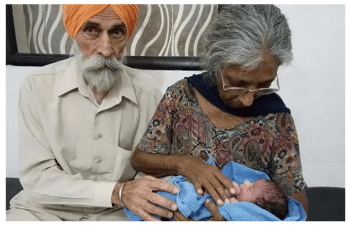 Mujer da a luz a los 72 años