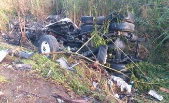 Accidente en Navarrete deja tres fallecidos totalmente calcinados