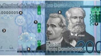 BC emite nuevo billete de RD$2,000.00 serie 2021