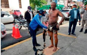 Muere hombre que se prendió fuego frente a la Fiscalía del Distrito Nacional