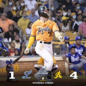 Águilas vencen a los Tigres del Licey 4 carreras por 1