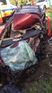 Mueren dos personas durante accidente de tránsito próximo Villa Altagracia