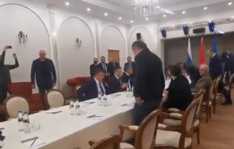Comenzaron las negociaciones entre Rusia y Ucrania en Bielorrusia