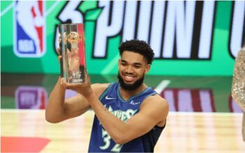 Dominicano Karl-Anthony Towns gana concurso de Triples 20222