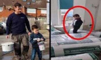 Lleva a su hijo a trabajar con el y su jefe le da una sorpresa