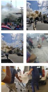 Un muerto y varios heridos durante incendio en el canal 6