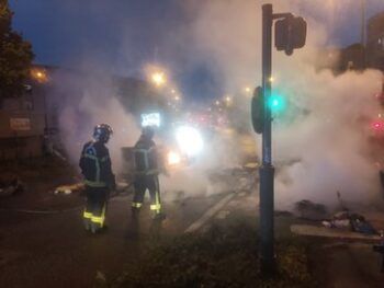 Protestan en París por los resultados de las presidenciales