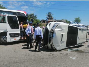 Varios heridos durante accidente en la 6 de Noviembre