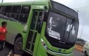 OMSA cancela a chofer que protagonizó imprudencia en el kilómetro 9 de la Autopista Duarte