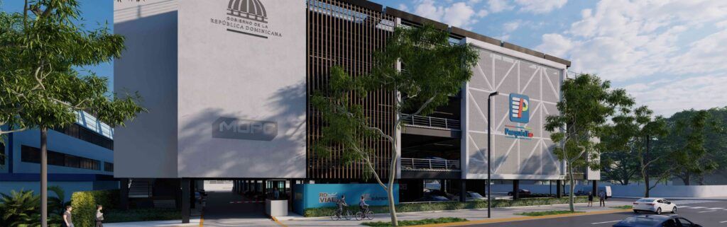 MOPC y el INDRHI acuerdan iniciar trabajos construcción primer parqueo público