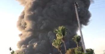 Incendio en Zona Franca de San Pedro de Macorís
