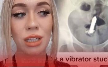 Se le queda vibrador atascado y encendido dentro del ano