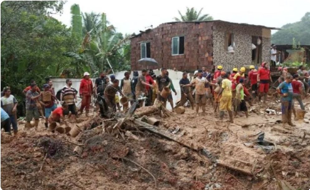 Fuertes lluvias dejan 28 muertos en Brasil