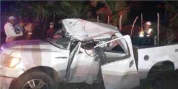 Accidente deja dos muertos y cuatro heridos en Azua