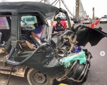 Varios heridos durante accidente en el puente Juan Bosch