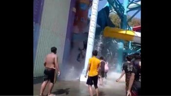 Varios niños heridos tras caer de un tobogán de agua