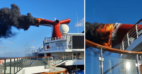 Se incendia un crucero de Carnival